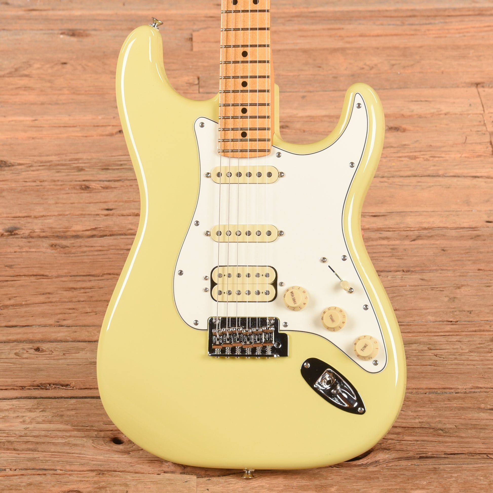 Fender Player II Stratocaster HSS Hialeah Yellow Electric Guitars