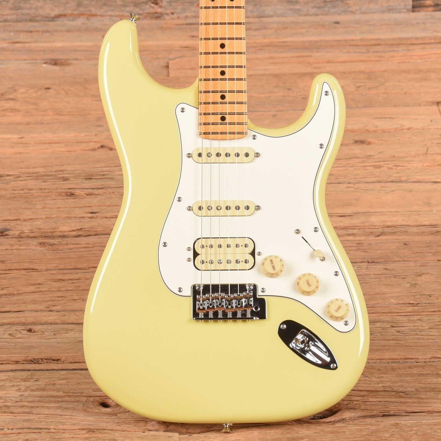 Fender Player II Stratocaster HSS Hialeah Yellow Electric Guitars