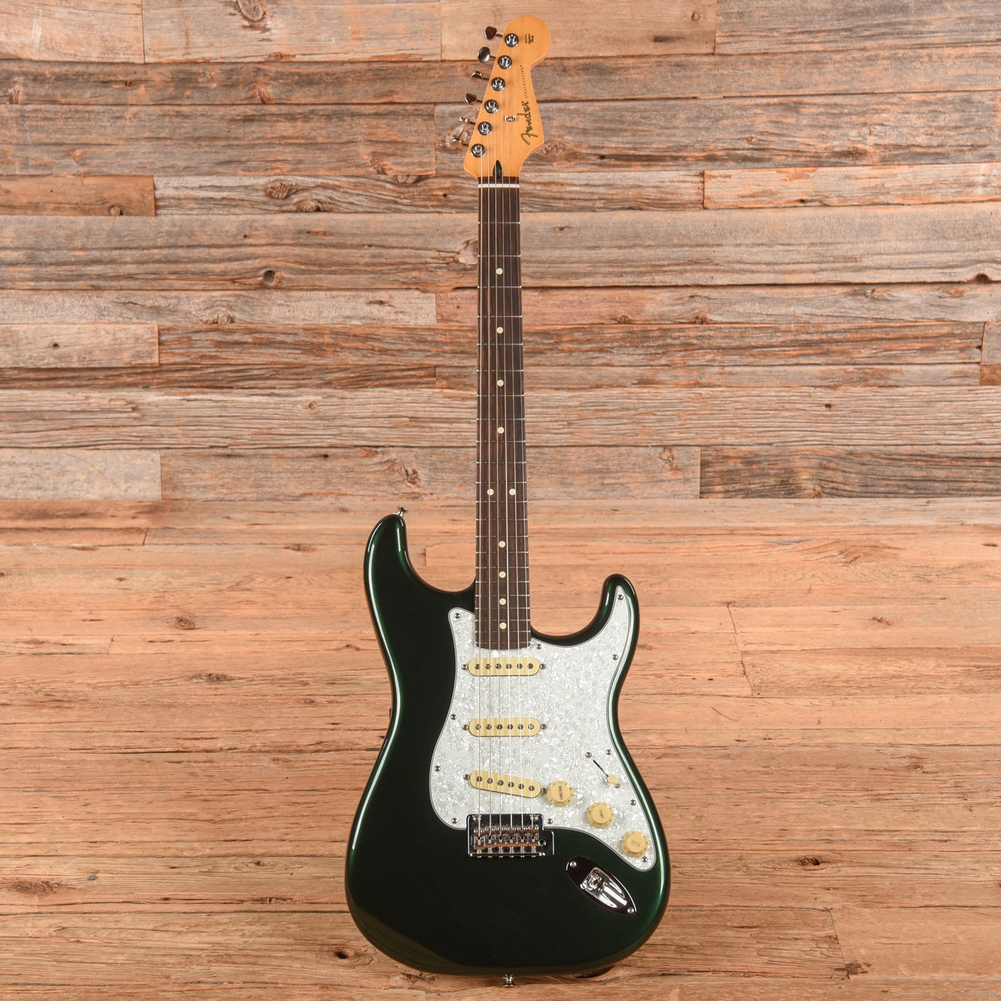 Fender Player II Stratocaster Metallic British Racing Green 2024 Electric Guitars
