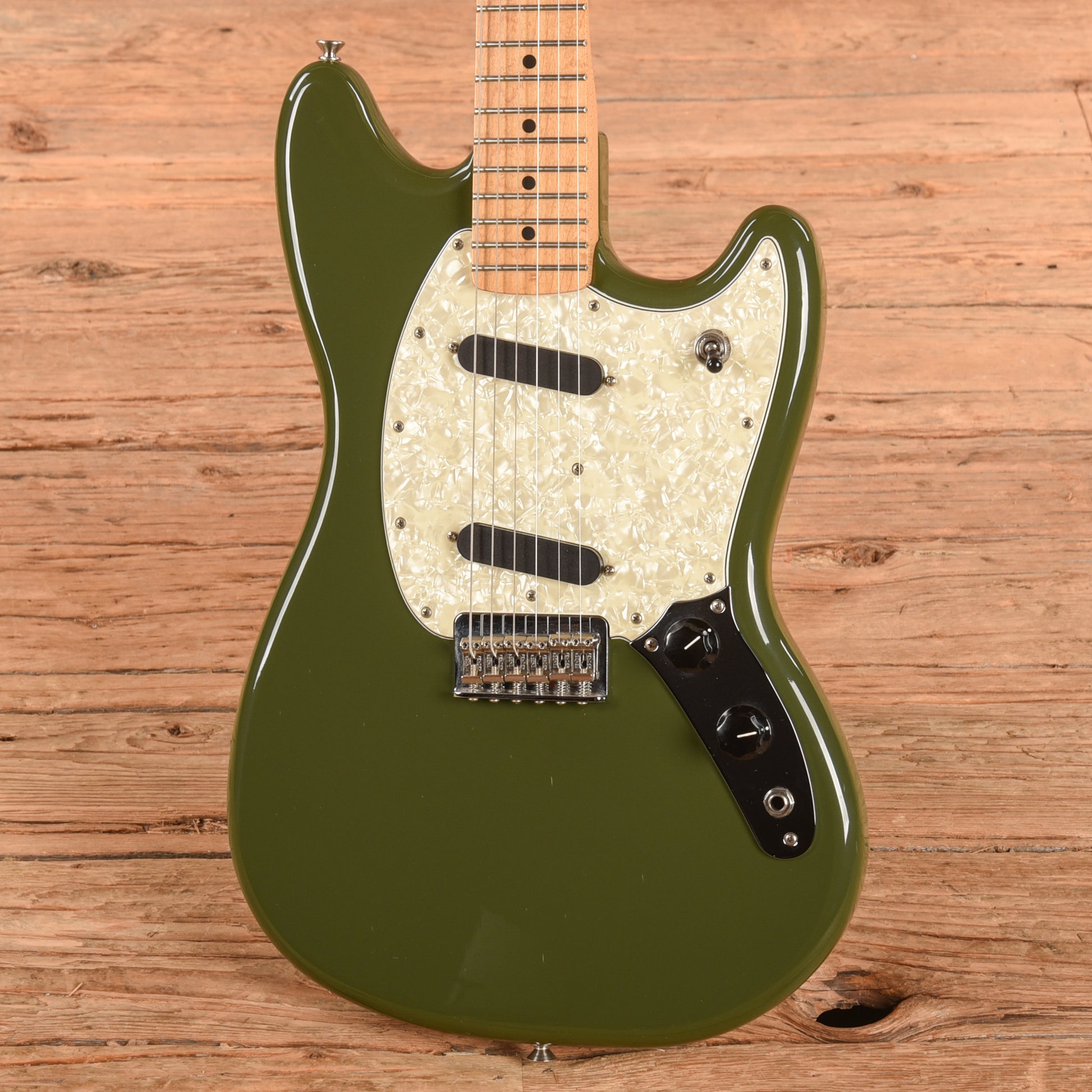 Fender Player Mustang Olive Drab 2016 Electric Guitars