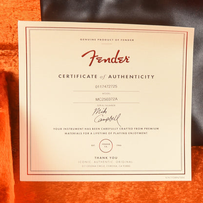 Fender Red Dog Mike Campbell Telecaster Weathered Orange 2025 Electric Guitars