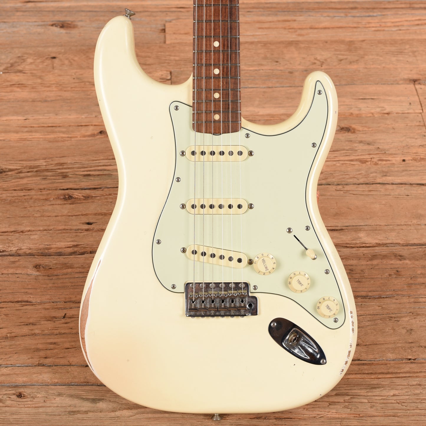 Fender Roadworn 60s Stratocaster Olympic White 2017 Electric Guitars