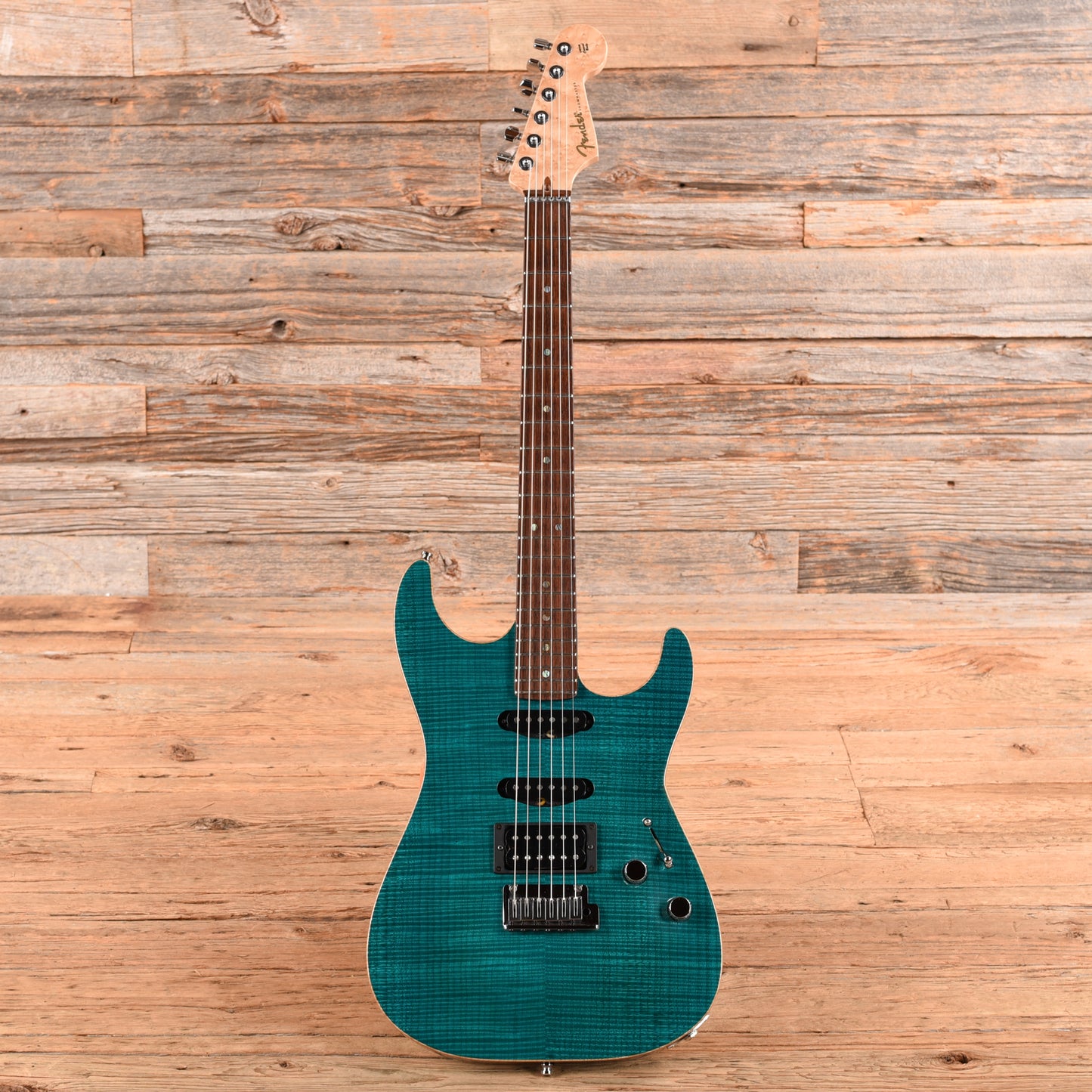Fender Showmaster FMT Teal 2005 Electric Guitars