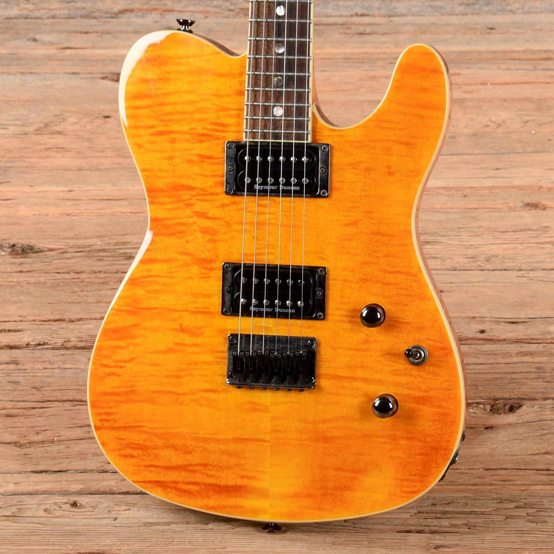 Fender Special Edition Custom Telecaster FMT HH Amber Amber 2023 Electric Guitars
