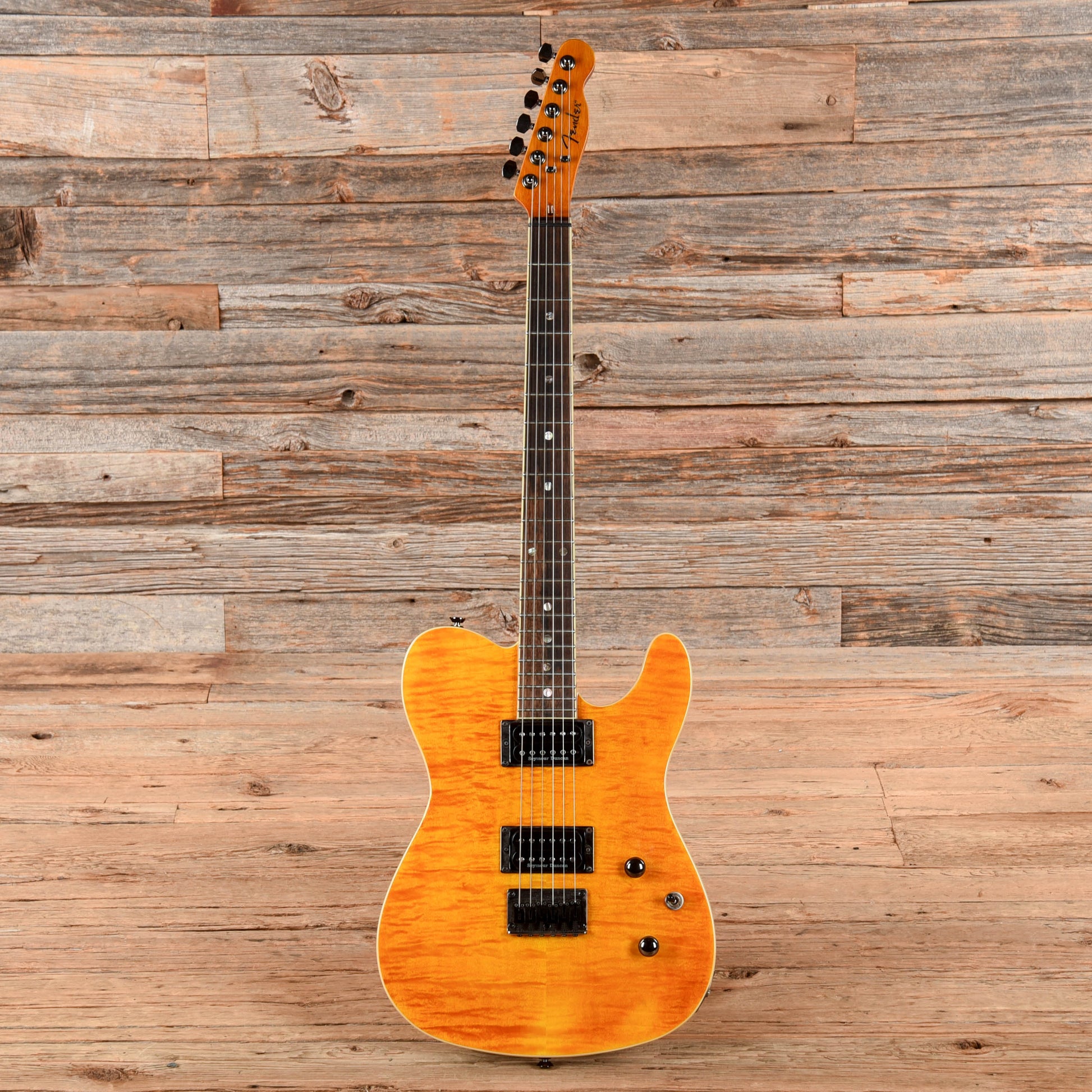 Fender Special Edition Custom Telecaster FMT HH Amber Amber 2023 Electric Guitars