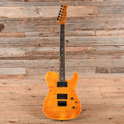 Fender Special Edition Custom Telecaster FMT HH Amber Amber 2023 Electric Guitars
