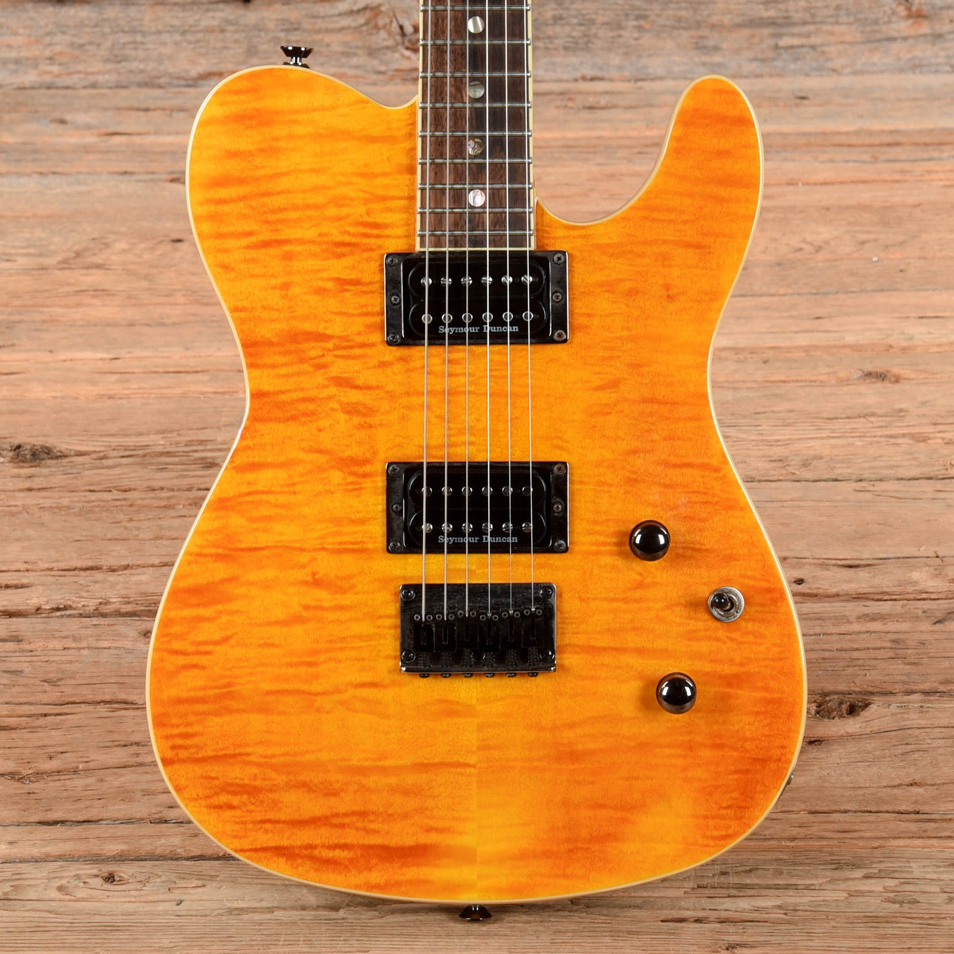 Fender Special Edition Custom Telecaster FMT HH Amber Amber 2023 Electric Guitars