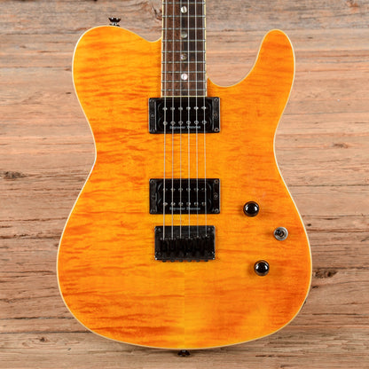 Fender Special Edition Custom Telecaster FMT HH Amber Amber 2023 Electric Guitars