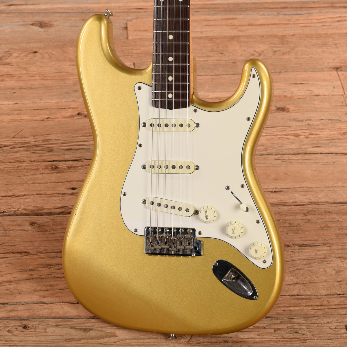 Fender ST-62-65AS Foto Flame Stratocaster Shoreline Gold 1994 Electric Guitars