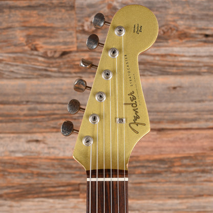 Fender ST-62-65AS Foto Flame Stratocaster Shoreline Gold 1994 Electric Guitars