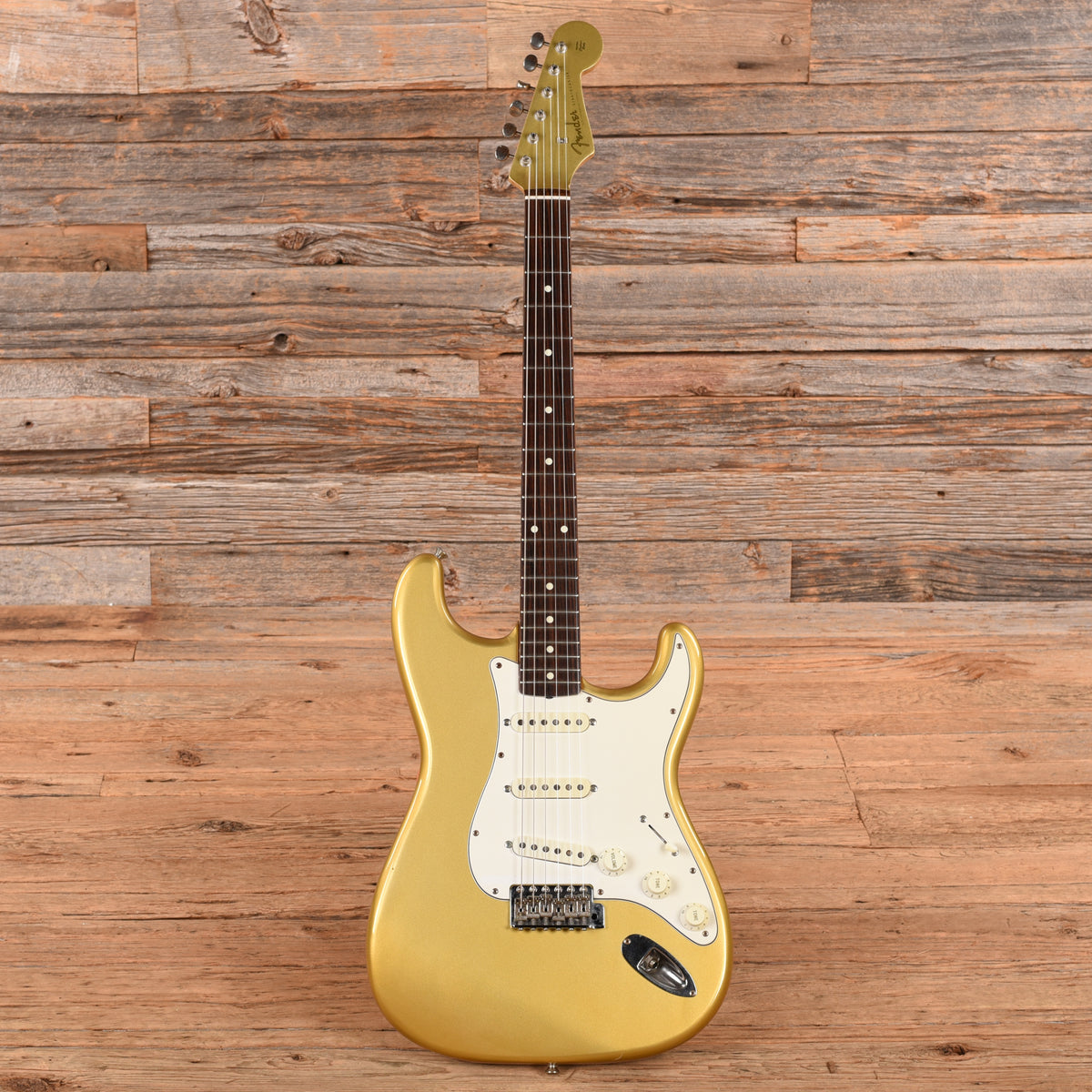 Fender ST-62-65AS Foto Flame Stratocaster Shoreline Gold 1994 Electric Guitars