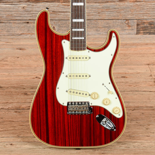 Fender ST68-HO Stratocaster Zebrawood Red 2003 Electric Guitars