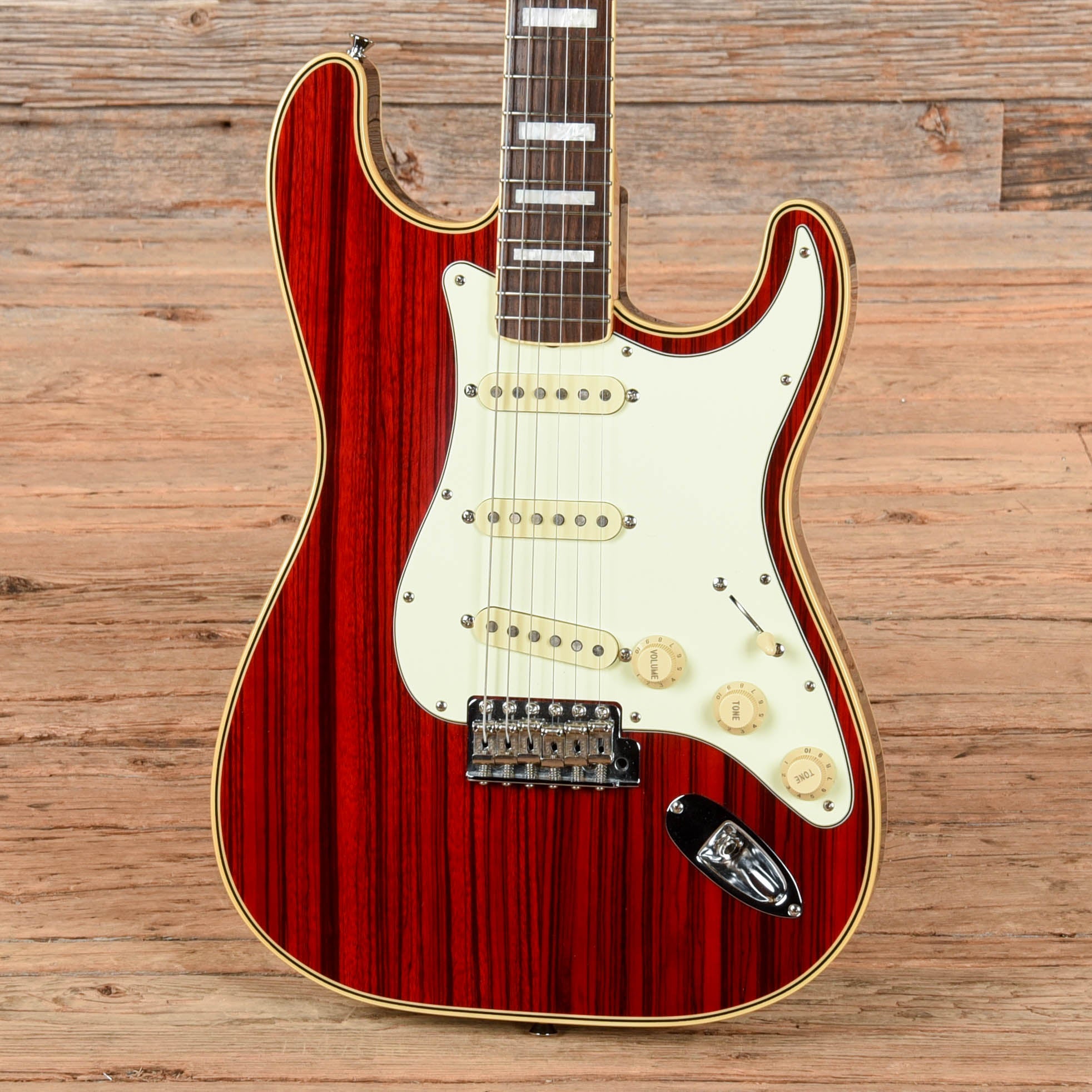Fender ST68-HO Stratocaster Zebrawood Red 2003 – Chicago Music