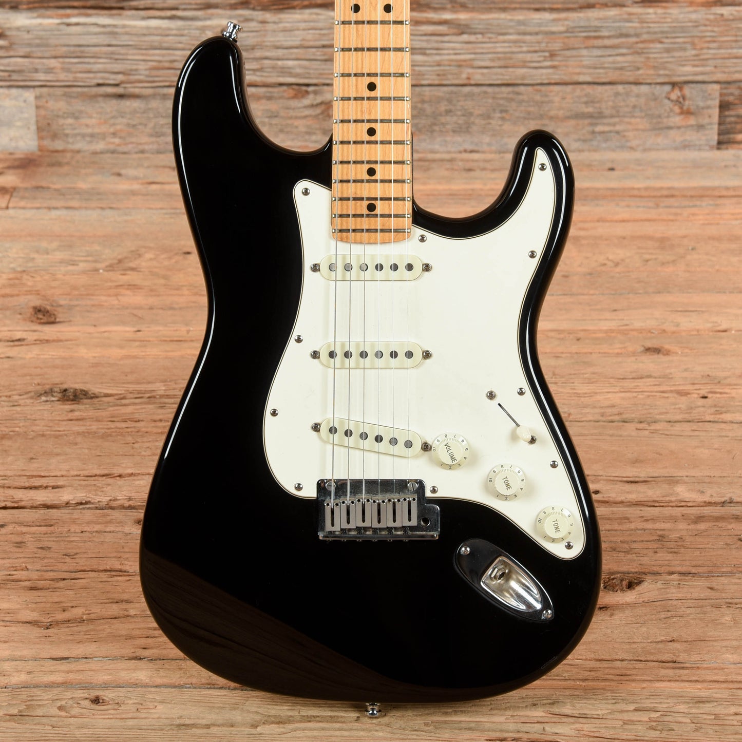 Fender Standard Stratocaster Black 1988 Electric Guitars