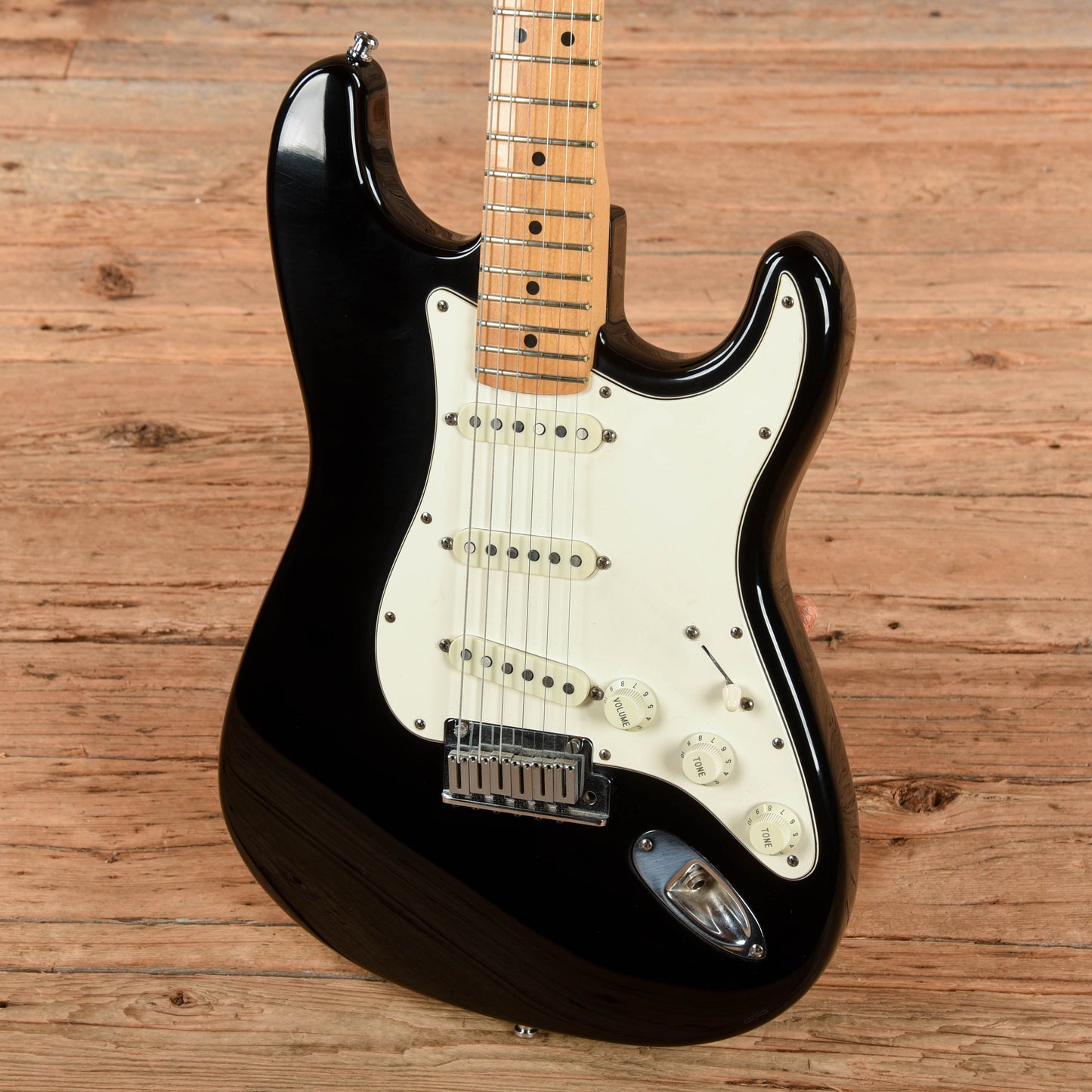 Fender Standard Stratocaster Black 1988 Electric Guitars