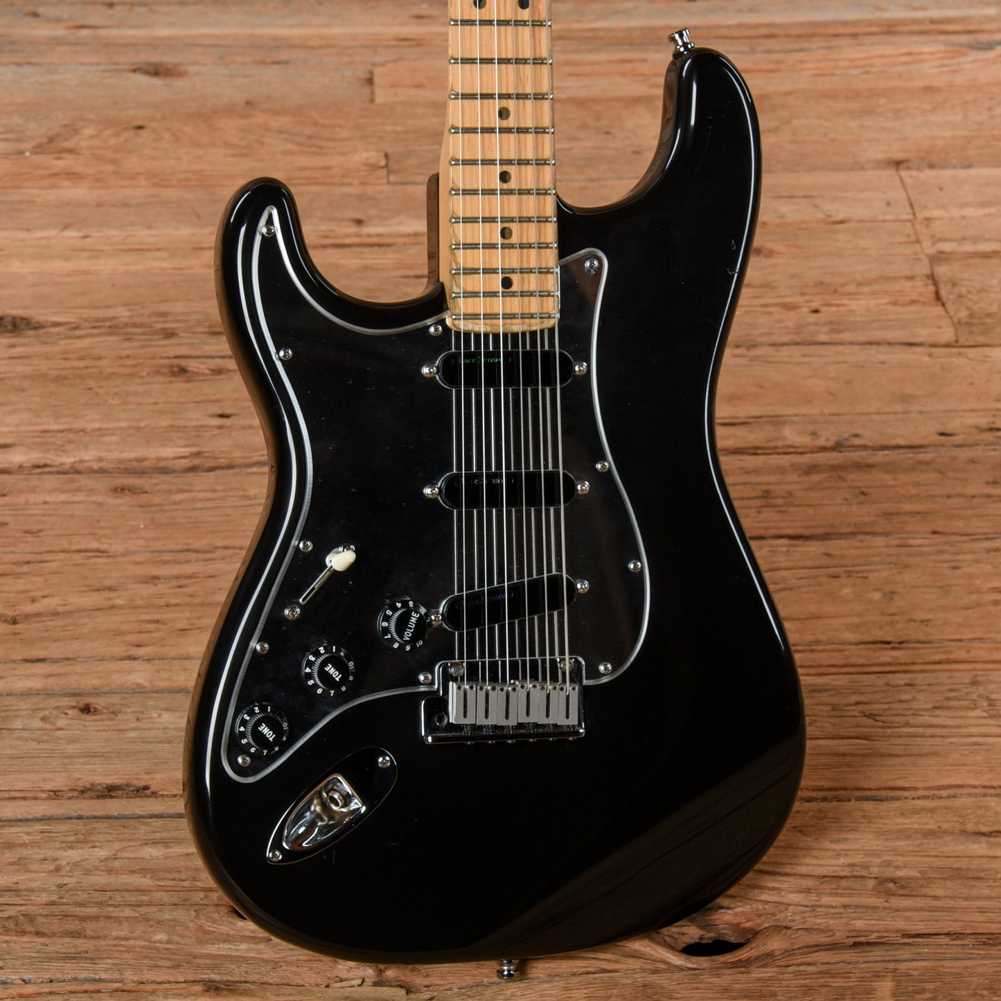 Fender Standard Stratocaster Black 2000 LEFTY Electric Guitars