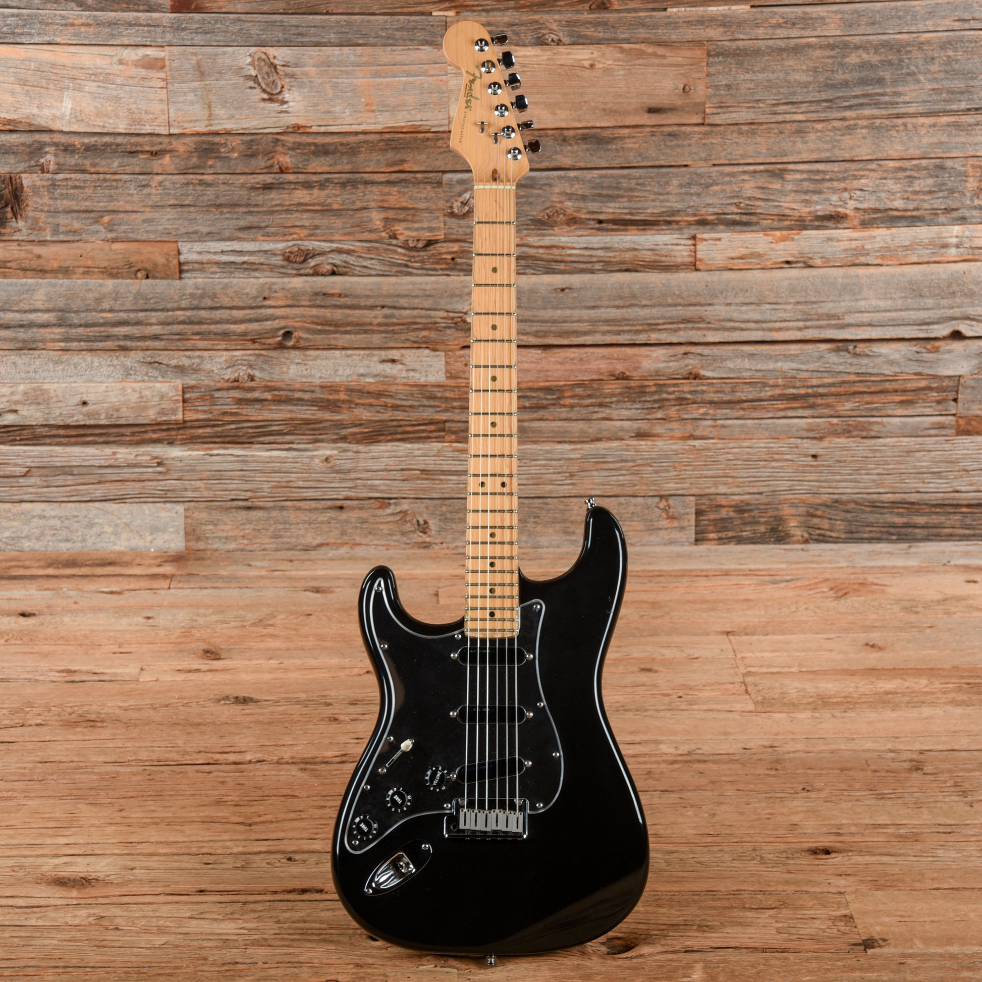 Fender Standard Stratocaster Black 2000 LEFTY Electric Guitars