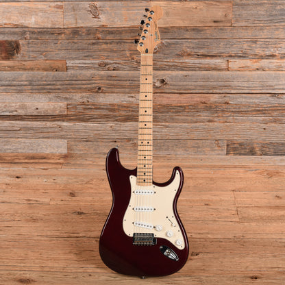 Fender Standard Stratocaster Burgundy 2003 Electric Guitars