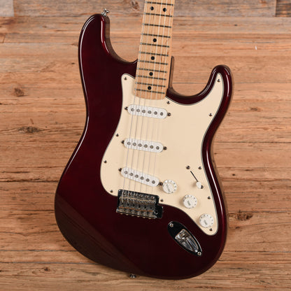 Fender Standard Stratocaster Burgundy 2003 Electric Guitars