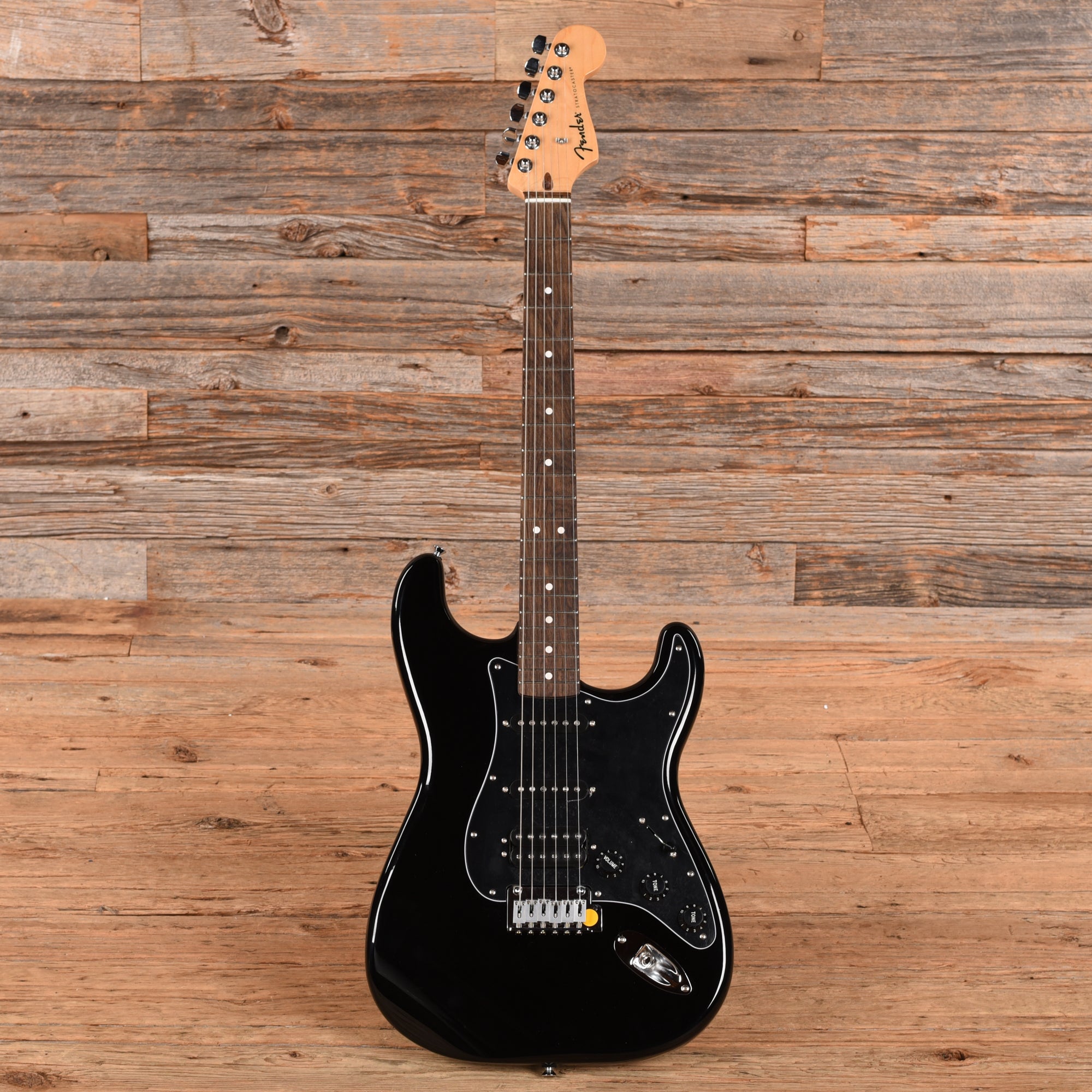 Fender Standard Stratocaster HSS Black Electric Guitars