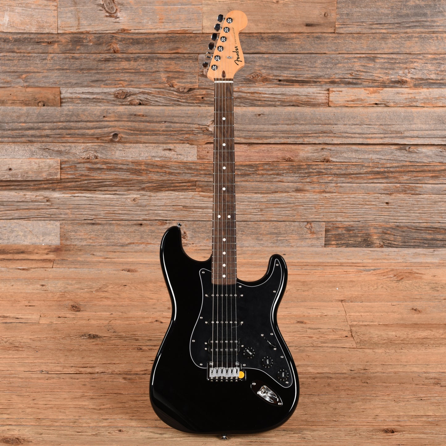 Fender Standard Stratocaster HSS Black Electric Guitars