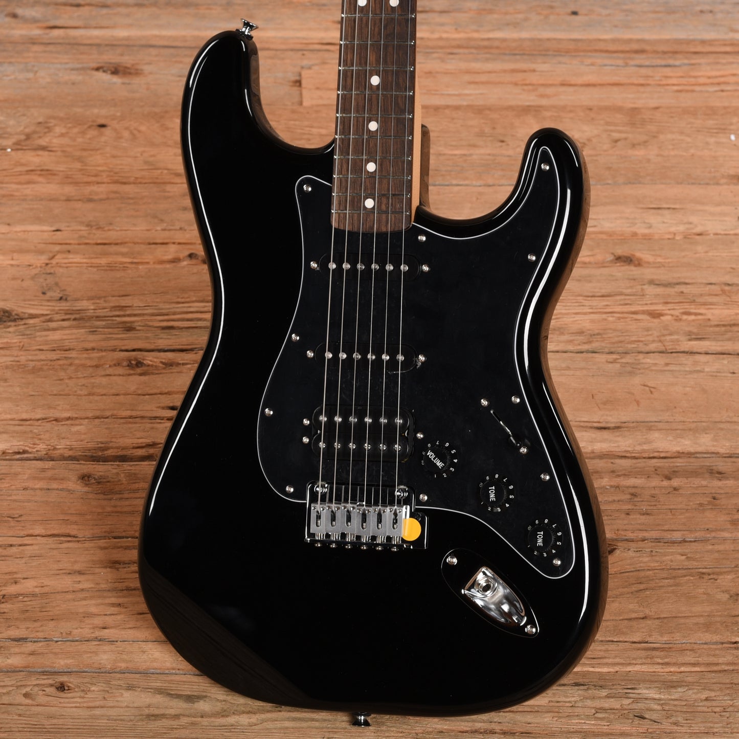Fender Standard Stratocaster HSS Black Electric Guitars