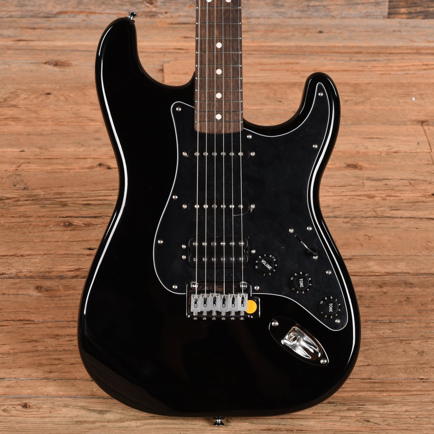Fender Standard Stratocaster HSS Black Electric Guitars