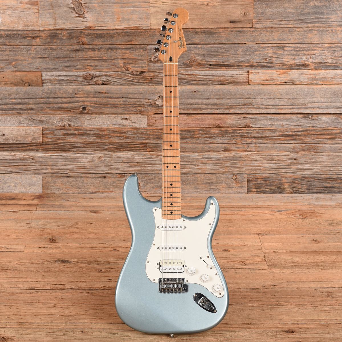 Fender Standard Stratocaster HSS Blue Agave 2001 Electric Guitars