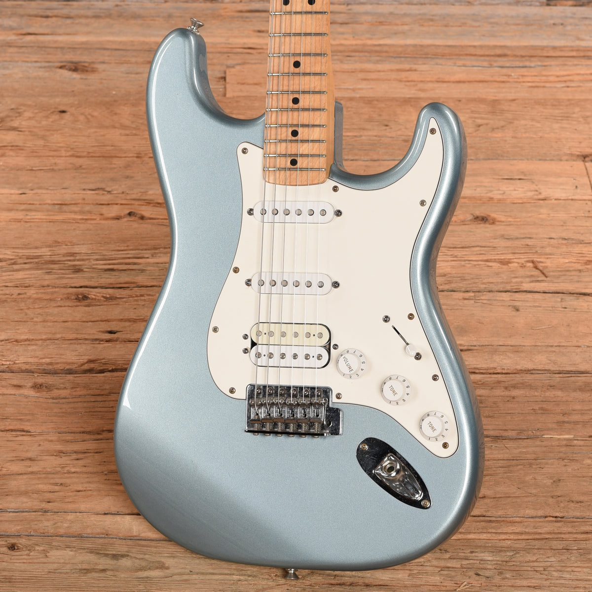 Fender Standard Stratocaster HSS Blue Agave 2001 Electric Guitars