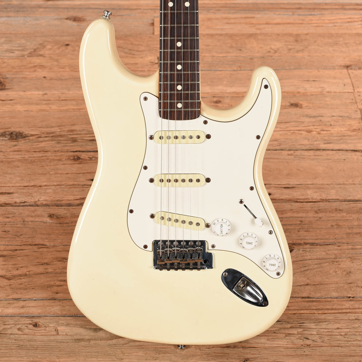 Fender Standard Stratocaster Olympic White 1990 Electric Guitars
