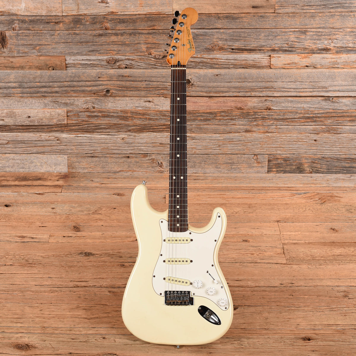 Fender Standard Stratocaster Olympic White 1990 Electric Guitars