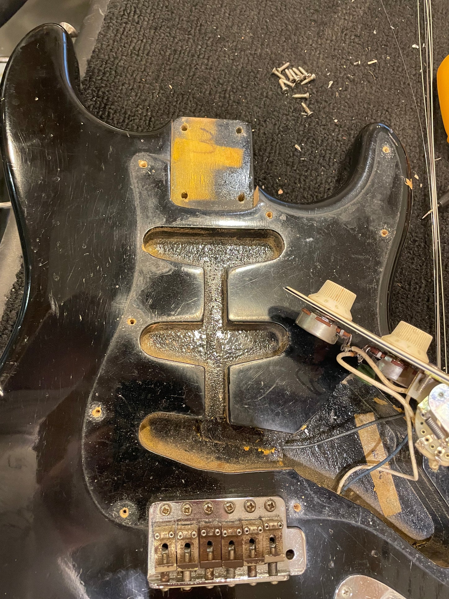 Fender Stratocaster Black 1968 Electric Guitars