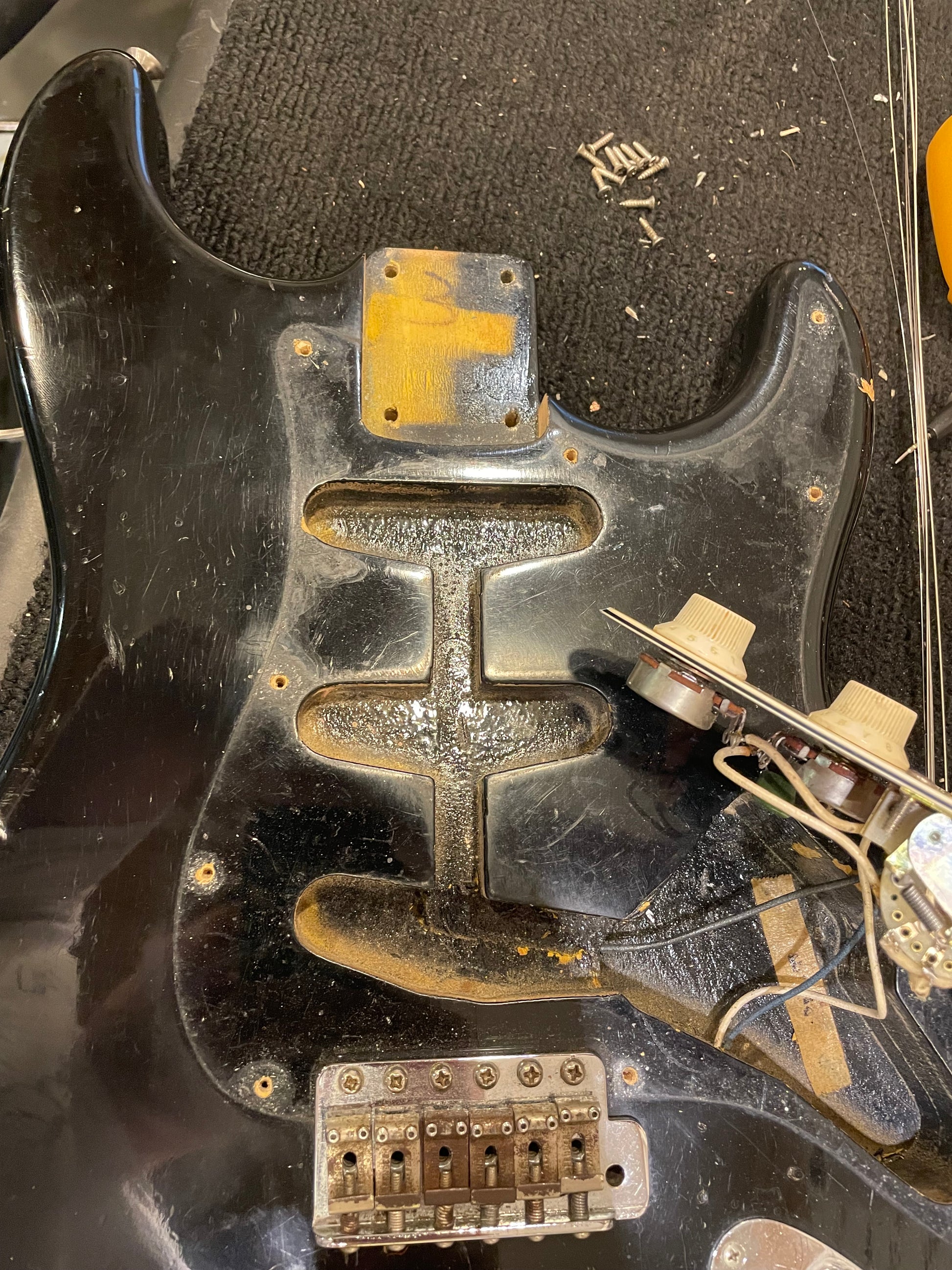 Fender Stratocaster Black 1968 Electric Guitars