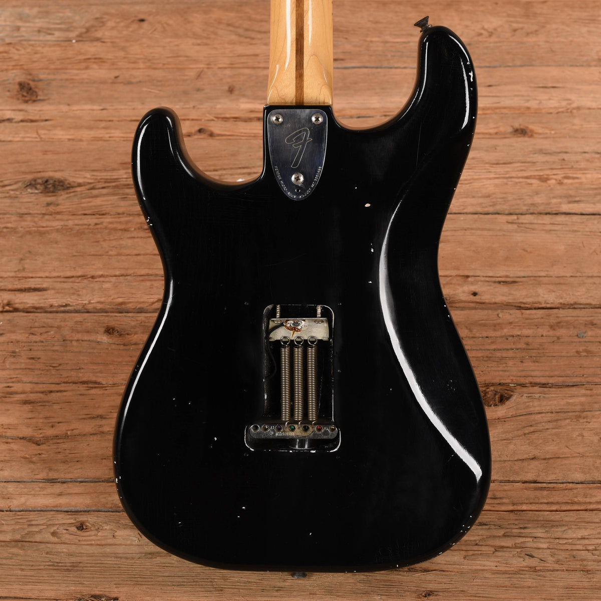 Fender Stratocaster Black Refin 1979 Electric Guitars