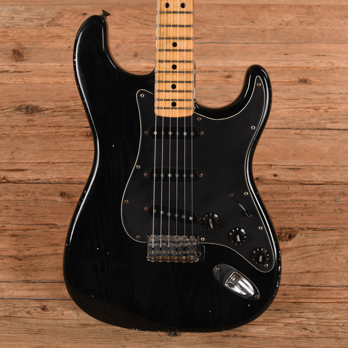 Fender Stratocaster Black Refin 1979 Electric Guitars