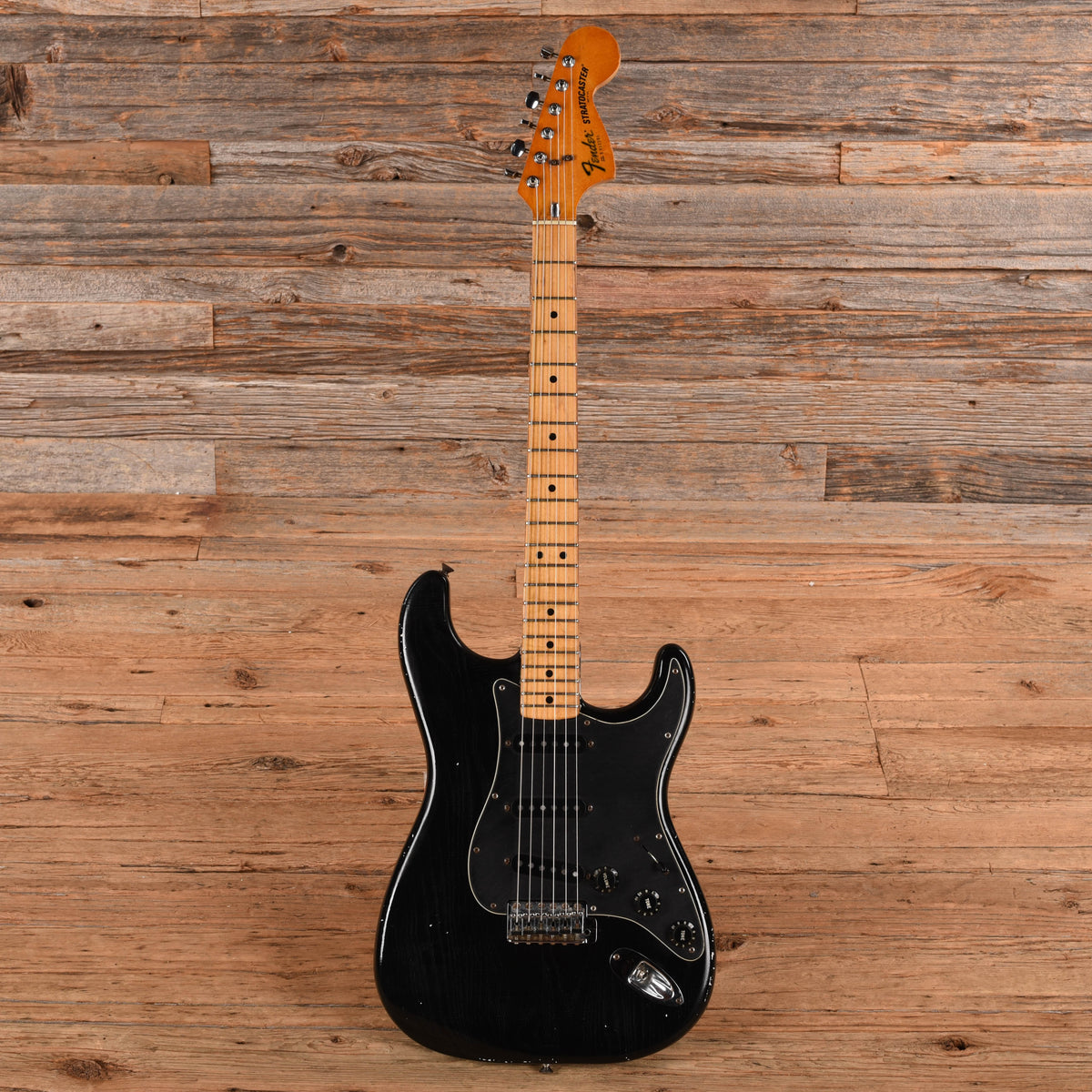 Fender Stratocaster Black Refin 1979 Electric Guitars