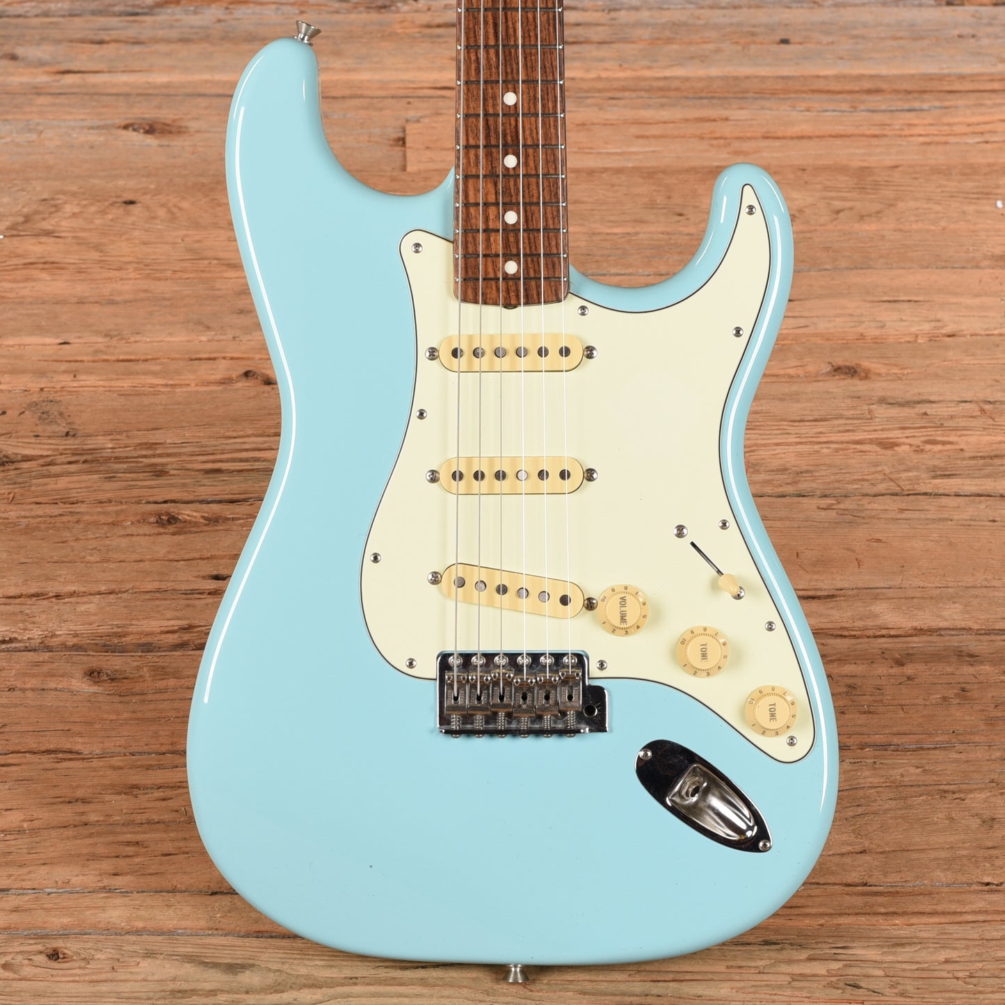 Fender Stratocaster Daphne Blue 2002 Electric Guitars
