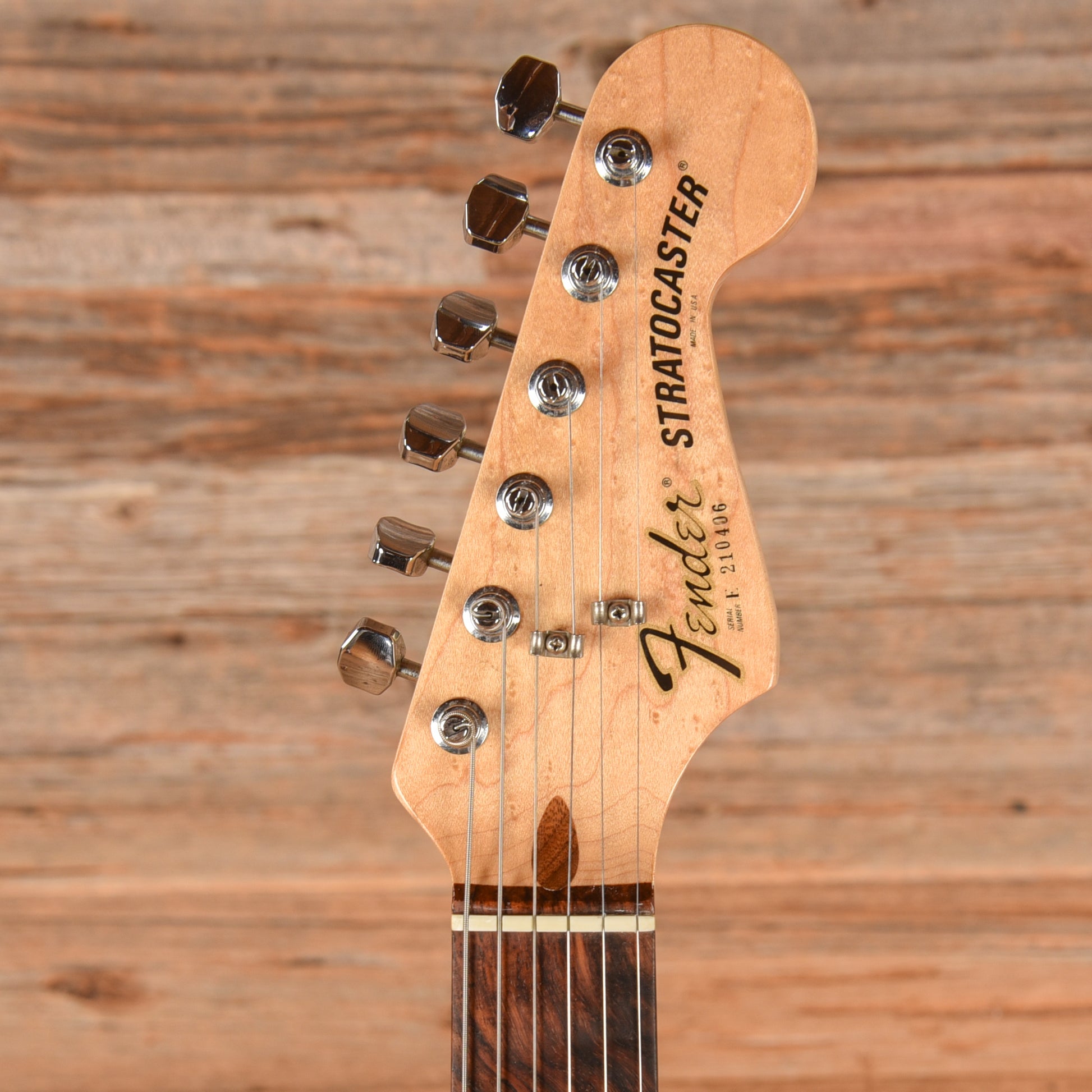 Fender Stratocaster Hardtail Natural 1982 Electric Guitars