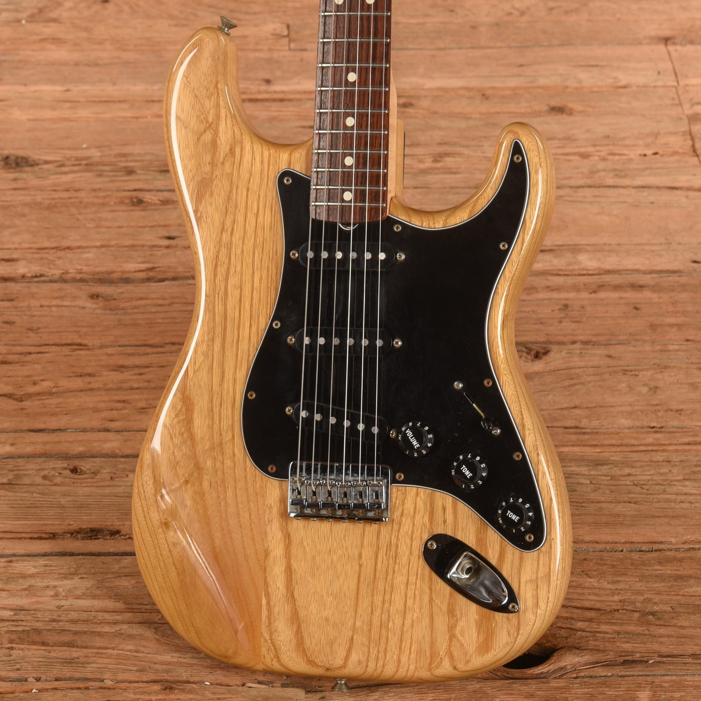 Fender Stratocaster Hardtail Natural 1982 Electric Guitars