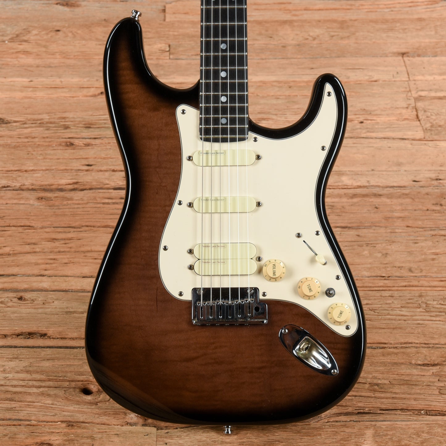 Fender Stratocaster Ultra HSS Ebony Burst 1991 Electric Guitars
