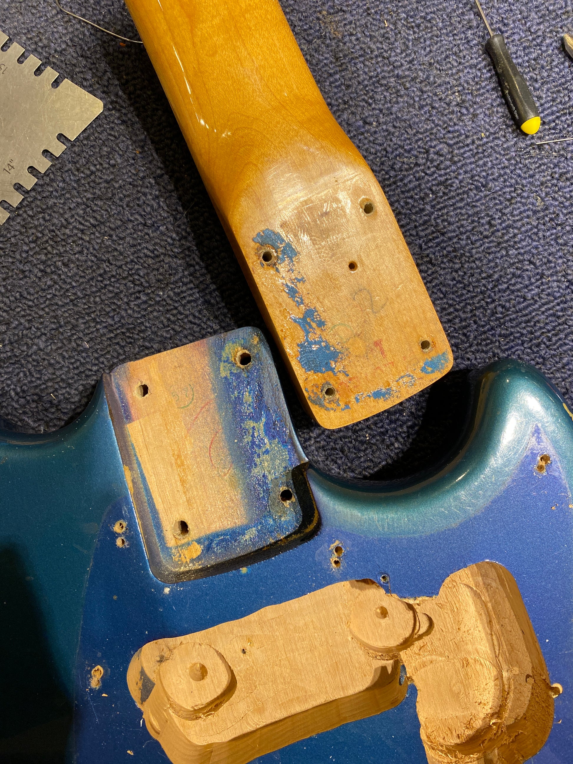 Fender Swinger Lake Placid Blue 1966 Electric Guitars