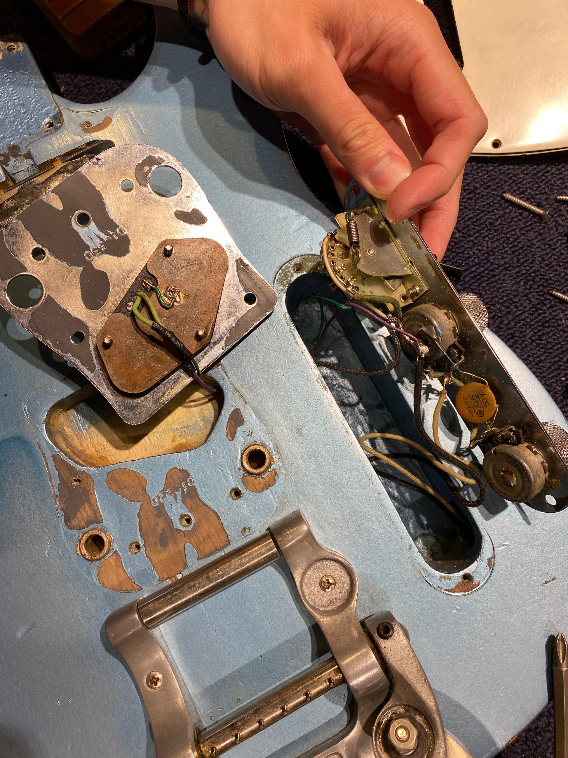 Fender Telecaster Blue Refin 1967 Electric Guitars