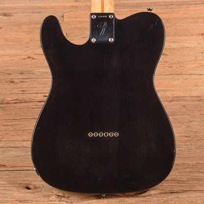 Fender Telecaster Thinline Transparent Black Refin 1972 Electric Guitars