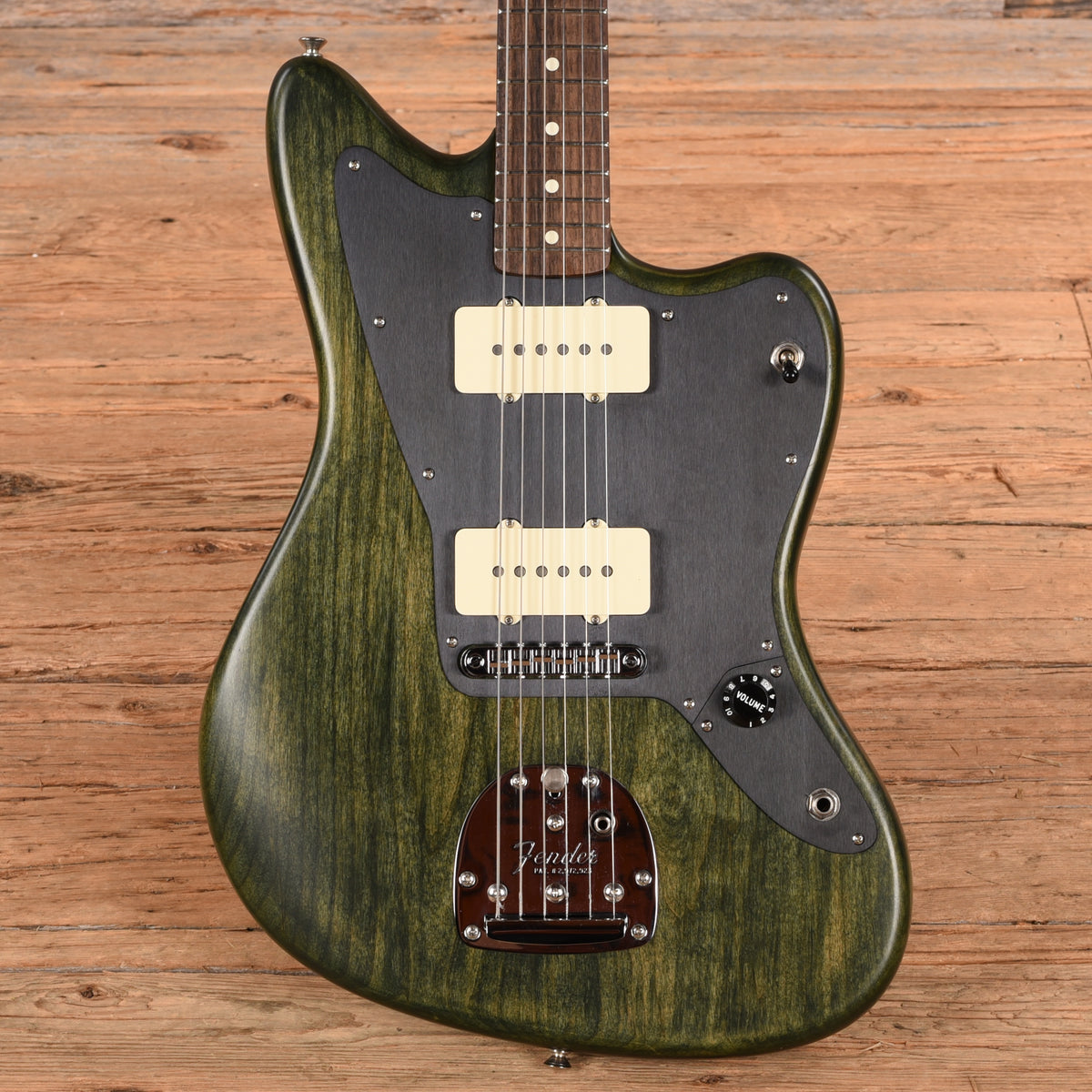 Fender Thurston Moore Artist Series Signature Jazzmaster Transparent Green 2011 Electric Guitars
