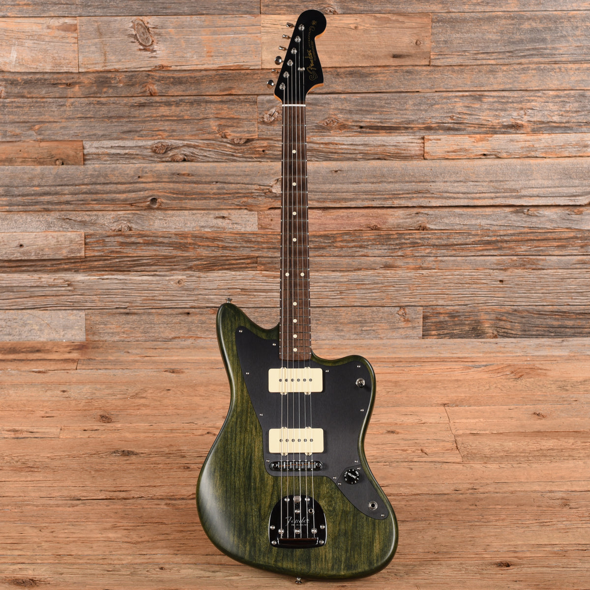 Fender Thurston Moore Artist Series Signature Jazzmaster Transparent Green 2011 Electric Guitars