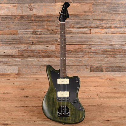 Fender Thurston Moore Artist Series Signature Jazzmaster Transparent Green 2011 Electric Guitars