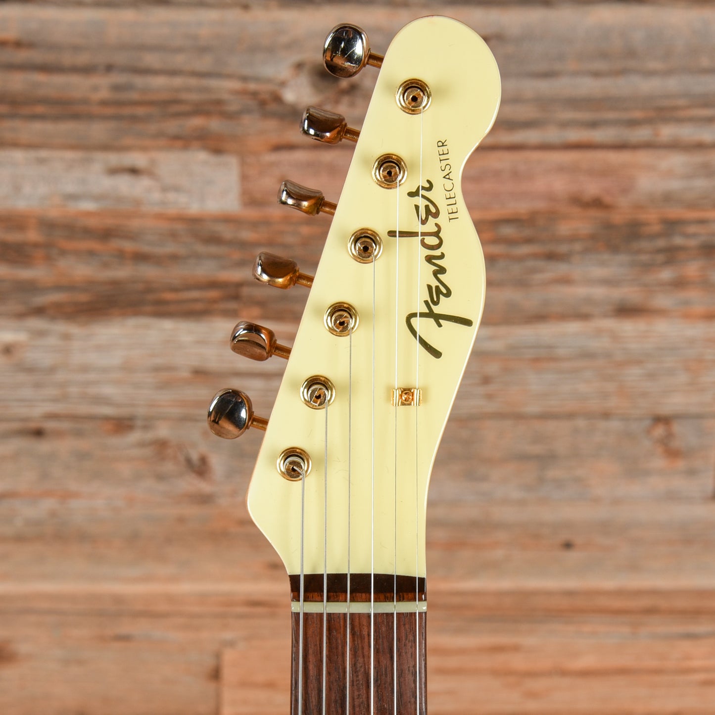 Fender TLG Gold Telecaster MIJ White Electric Guitars