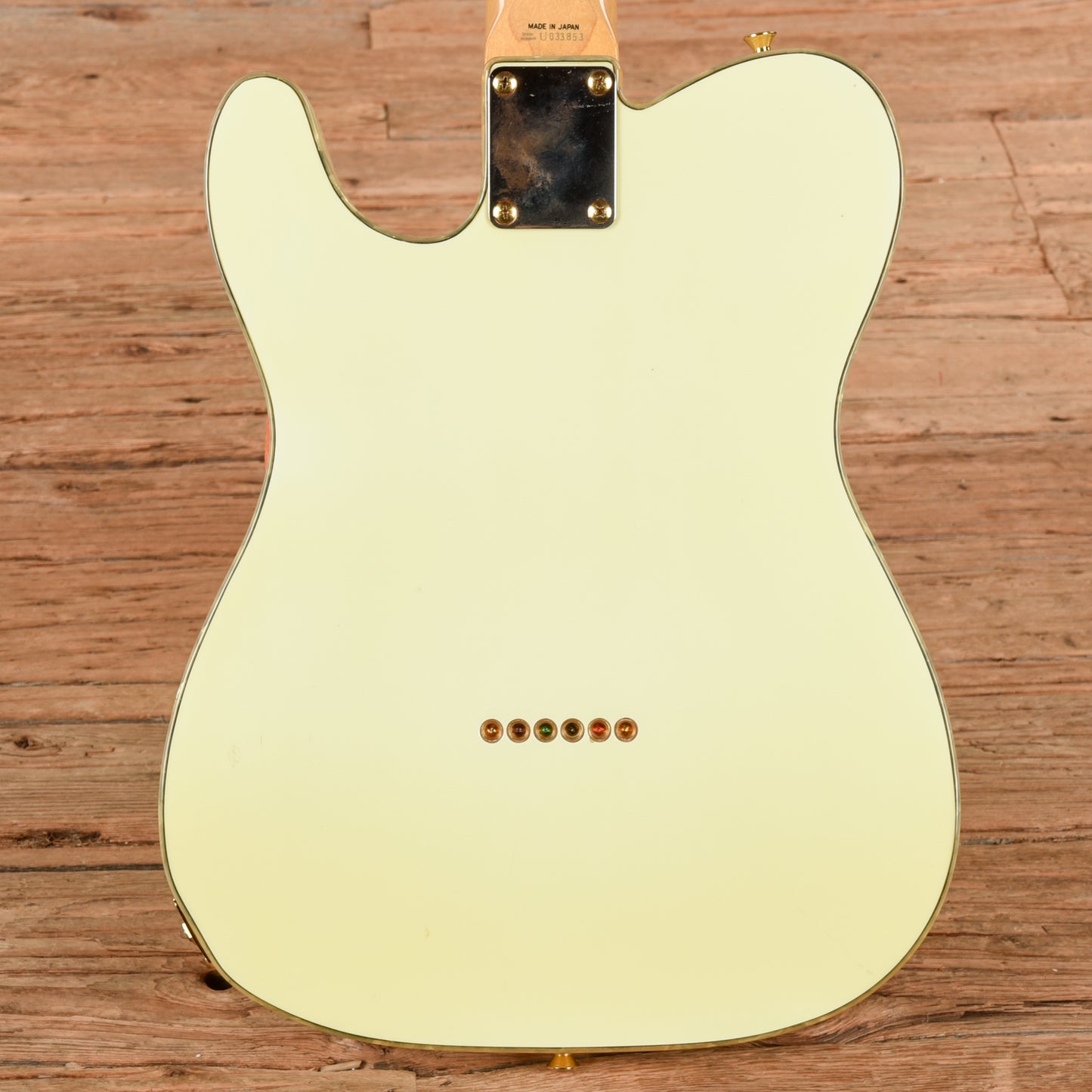 Fender TLG Gold Telecaster MIJ White Electric Guitars