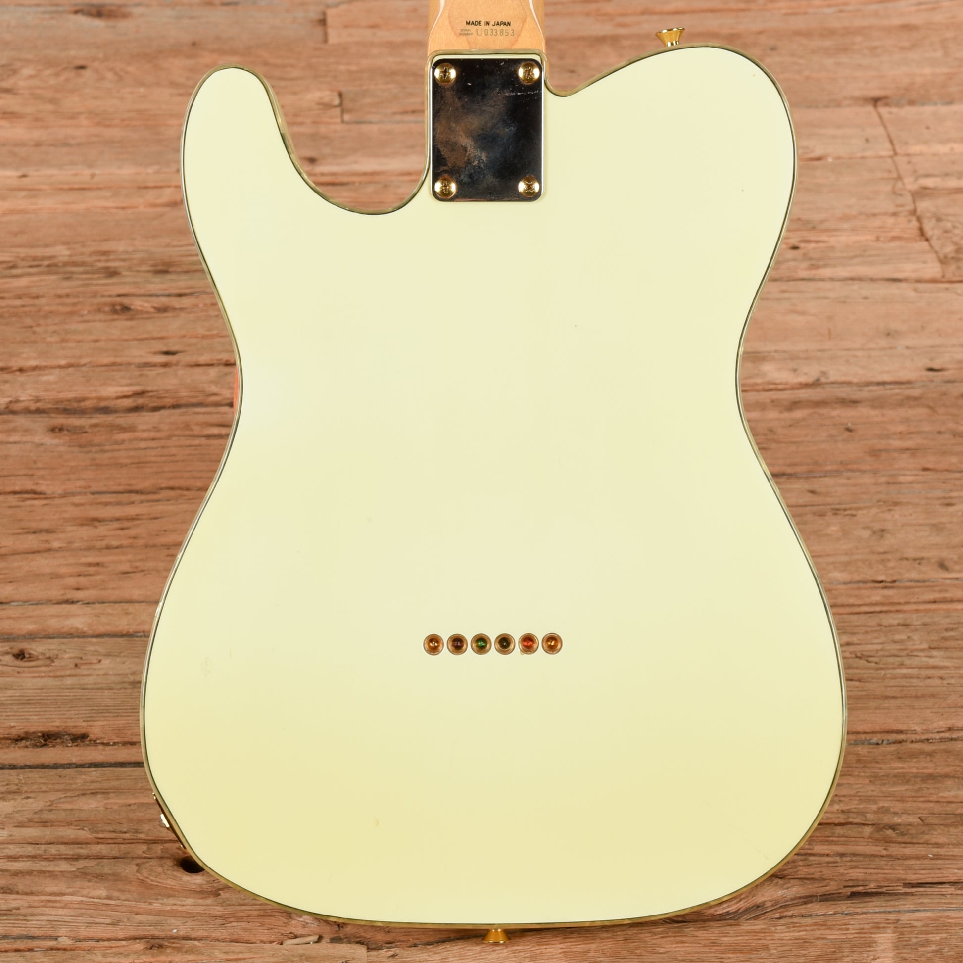 Fender TLG Gold Telecaster MIJ White Electric Guitars