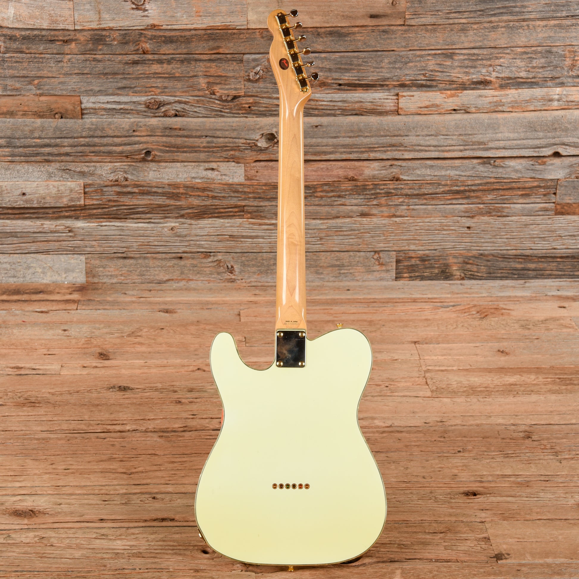 Fender TLG Gold Telecaster MIJ White Electric Guitars